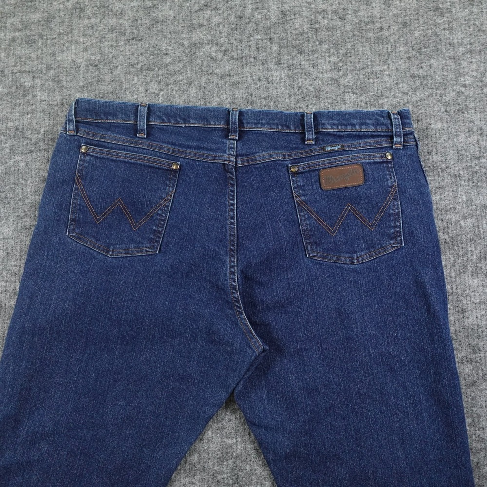 Wrangler Jeans Mens 42x30 Blue 47 Regular Fit Premium Performance Cowboy Cut - Picture 4 of 11